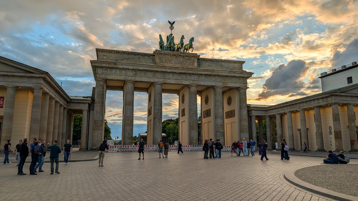 The Brandenburg Gate, Berlin.