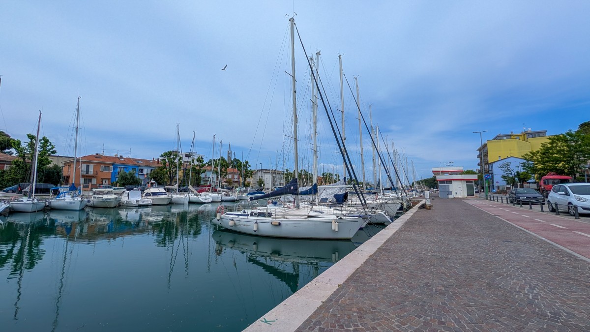 The marina in Rimini.